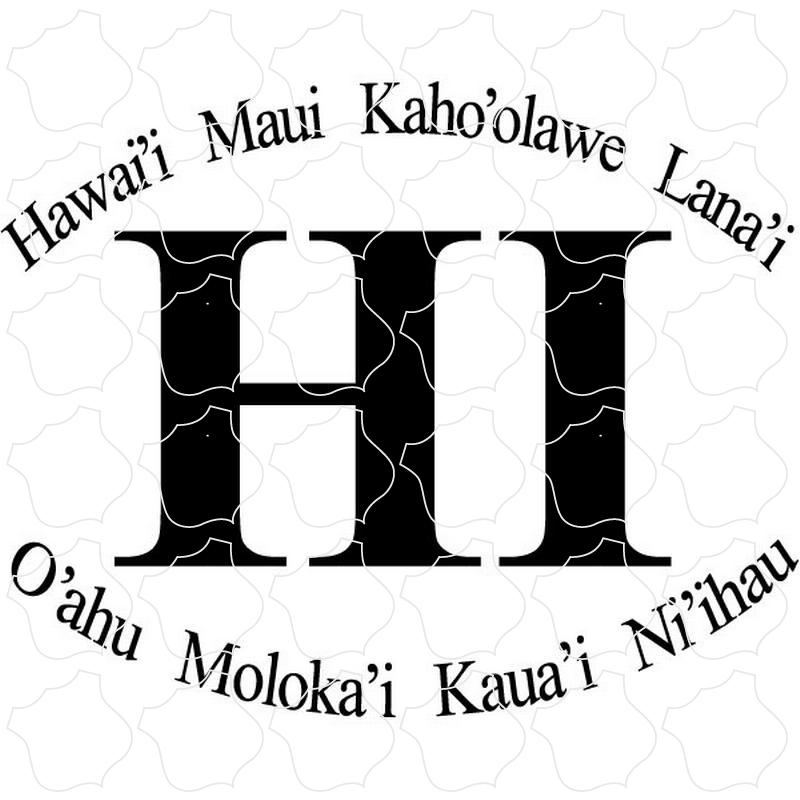 Hawaii HI Euro Oval