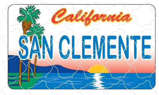 San Clemente CA License Plate Palms San Clemente, Ca License Plate Palms