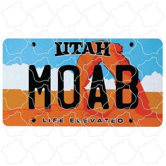 Moab, UT Utah License Plate