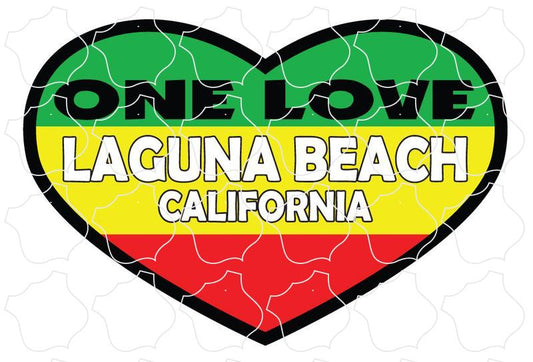 Laguna Beach, Ca One Love Heart