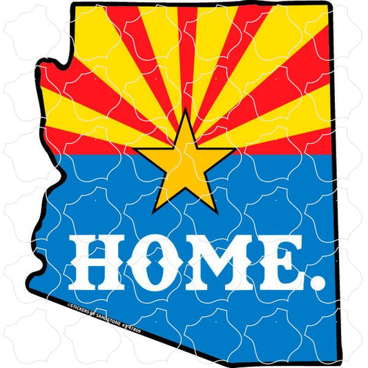 Arizona State Flag Map Home