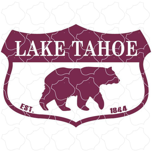 Lake Tahoe Bear Shield Lake Tahoe Wide Shield