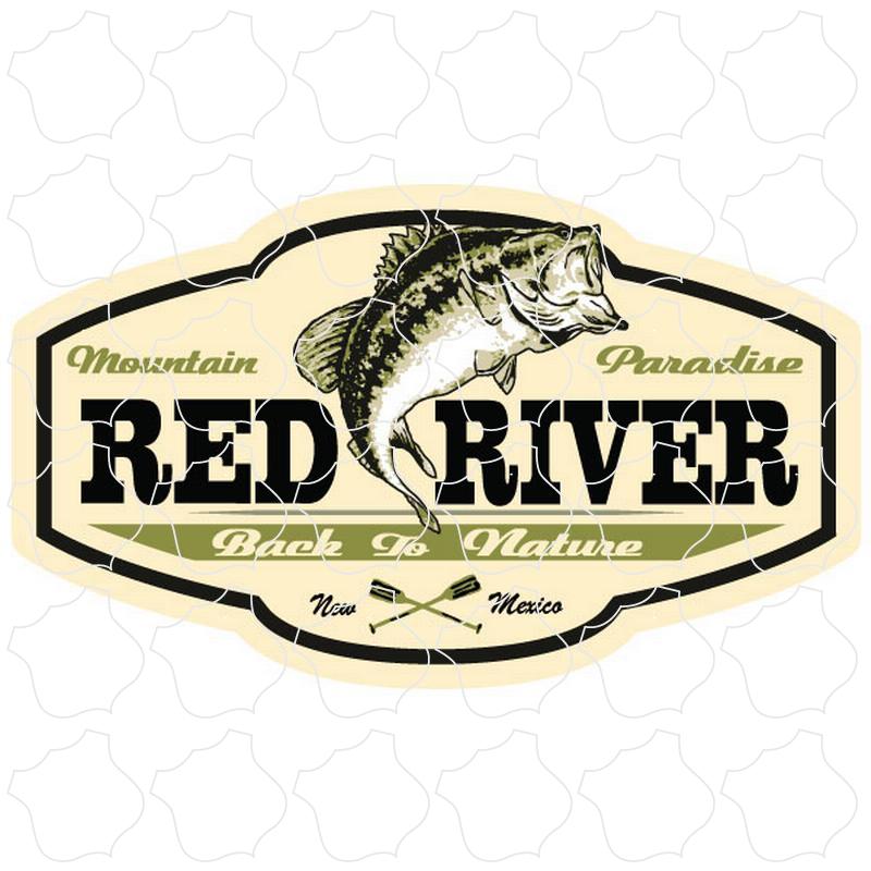 Red River, New Mexico Fish Plaque