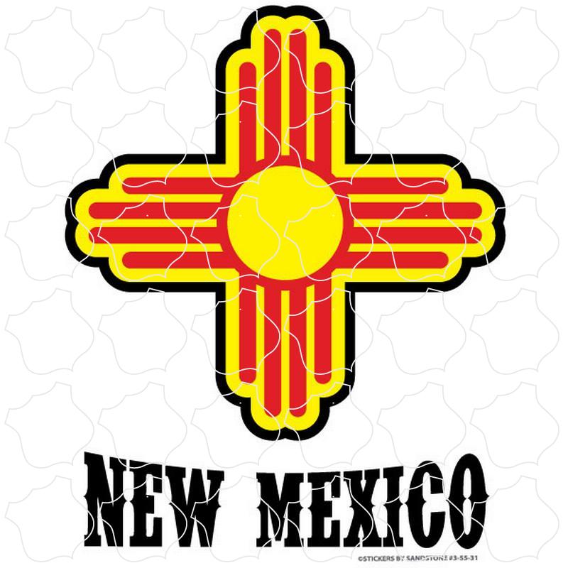 New Mexico Red & Yellow Zia