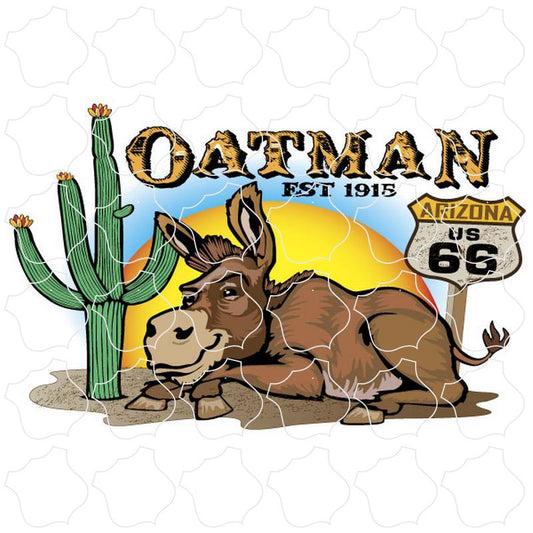 Oatman, AZ Sleeping Donkey