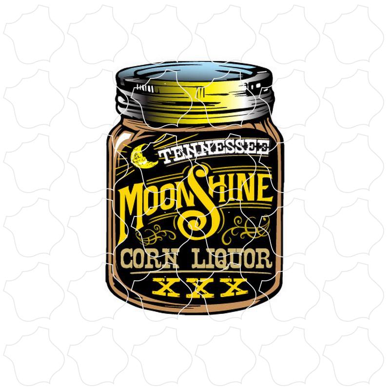 Tennessee Moonshine Corn Liquor Jar