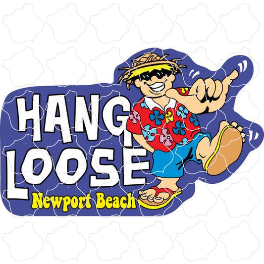 Newport Beach, CA Hang Loose Happy Guy