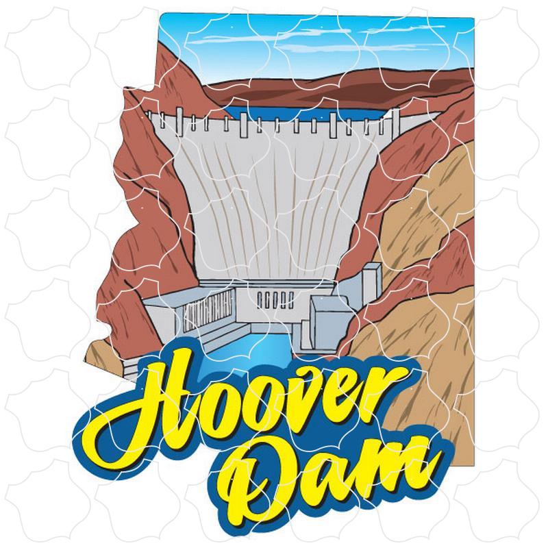 Hoover Dam Hoover Dam illustration