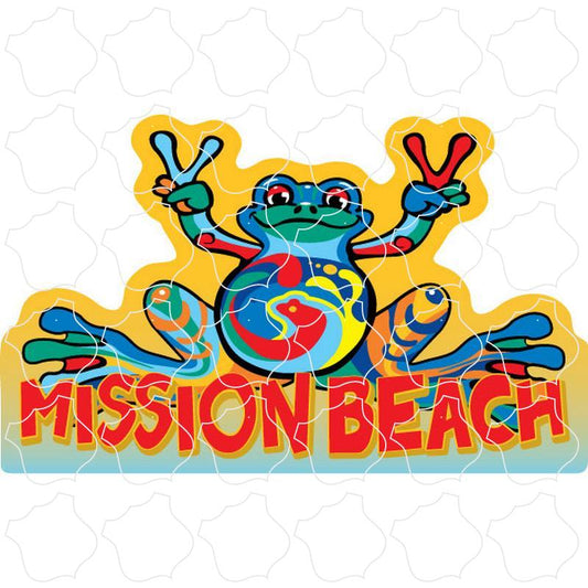 Misson Beach Peace Frog