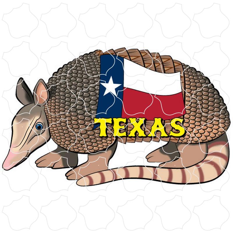 Texas Flag Armadillo