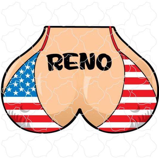 Reno Flag Bikini Top