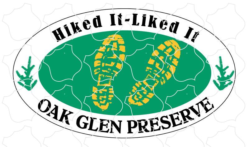Oak Glen Preserve Hiked It Liked It Oak Glen Preserve - Hiked It Liked It Green Oval