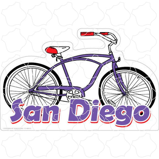 San Diego Purple Beach Cruiser