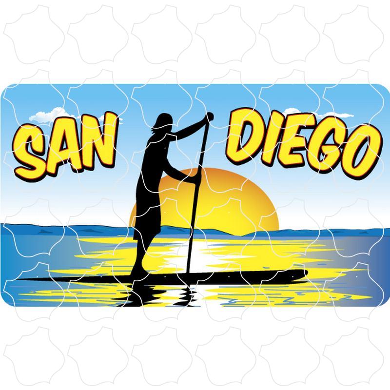 San Diego Stand Up Paddleboarder