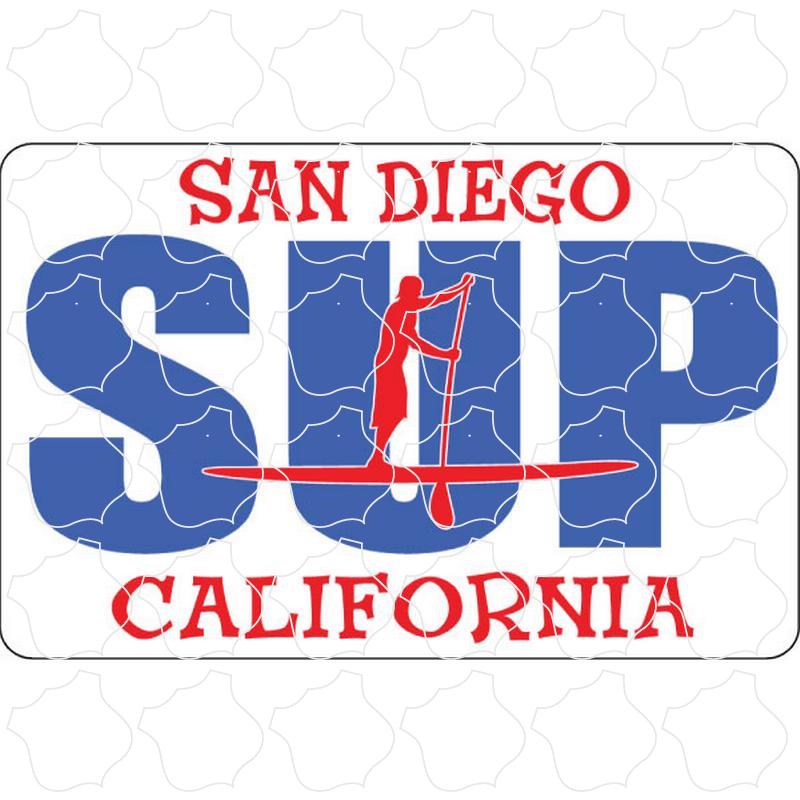 San Diego, CA SUP Fat Letters