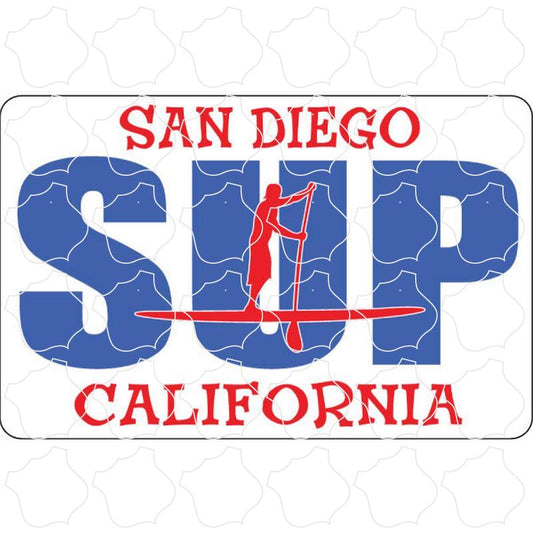 San Diego, CA SUP Fat Letters