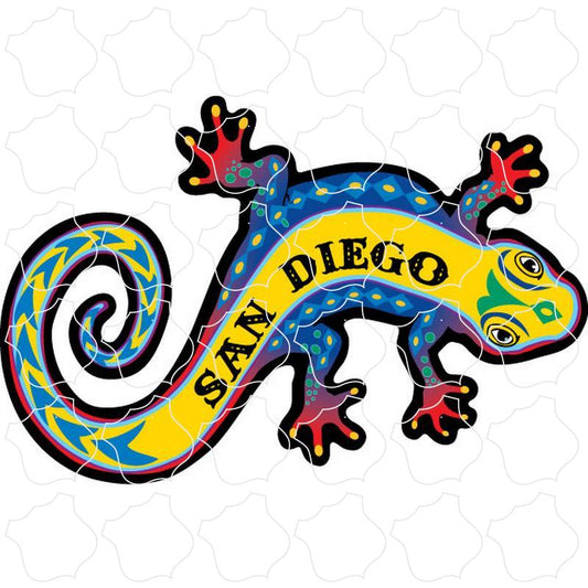 San Diego Colorful Gecko