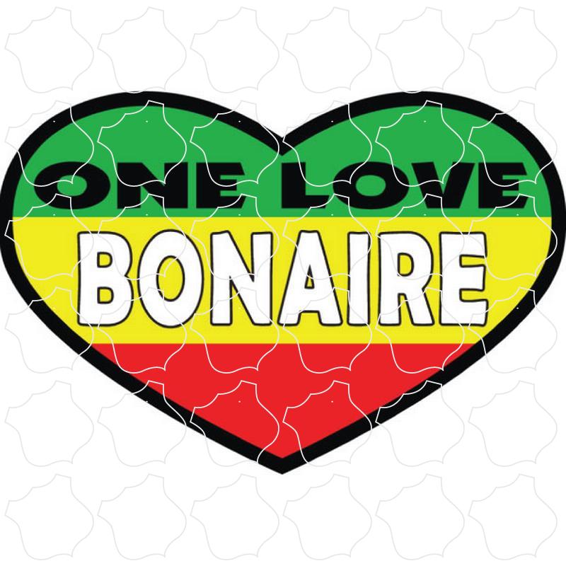 Bonaire One Love Heart