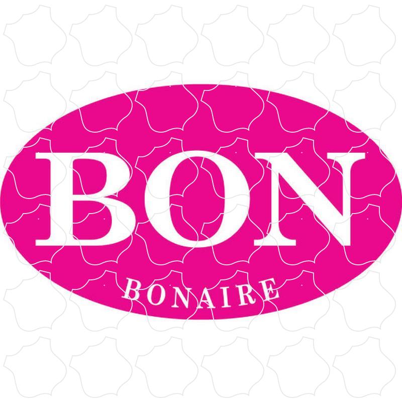 Bonaire Hot Pink Euro Oval