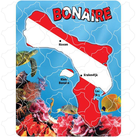 Bonaire Diver Flag Island