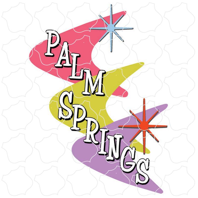 Palm Springs Retro Boomerang