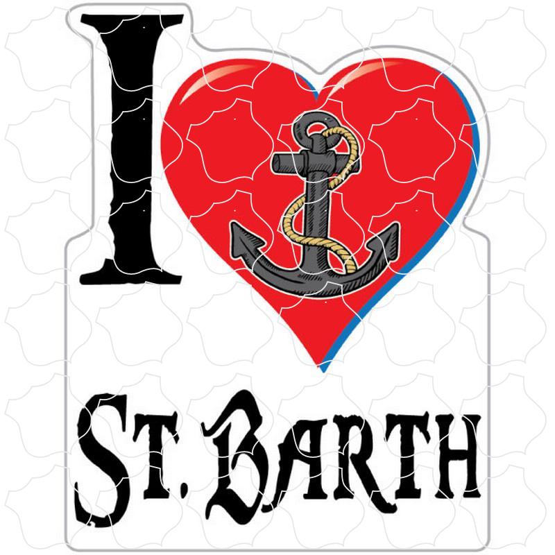 I Heart Anchor St. Barth, FWI I Heart Anchor