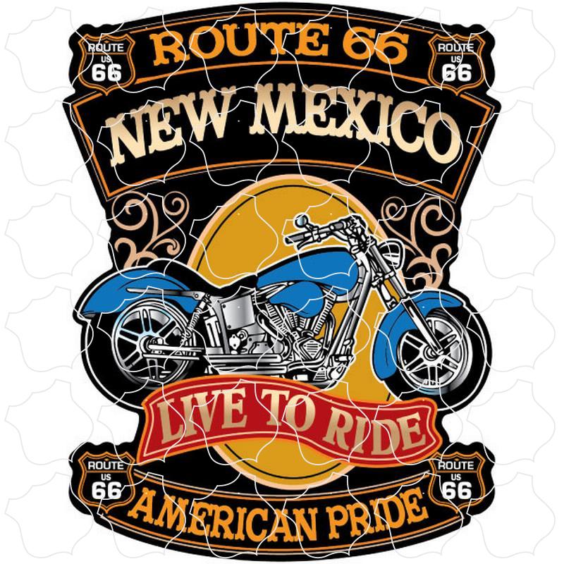New Mexico American Pride Route 66 Motorcycle