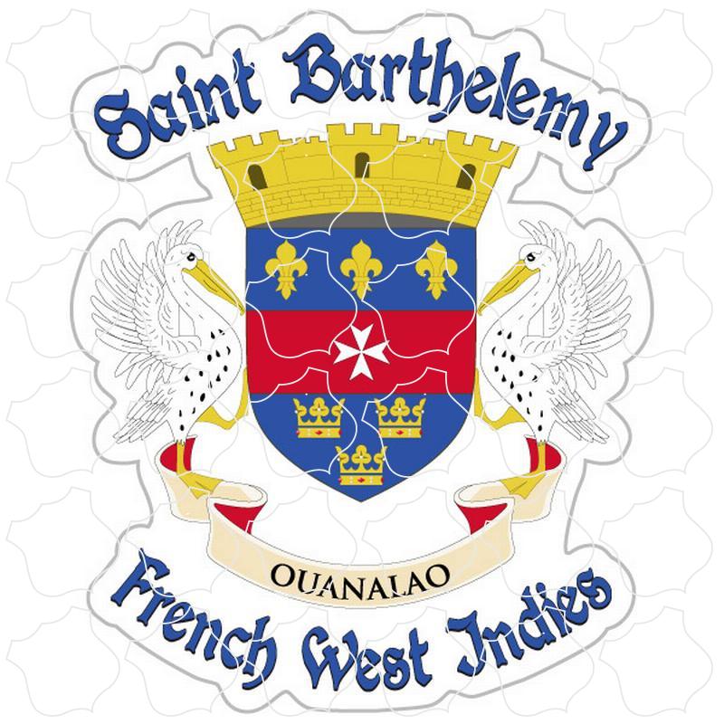 St. Barth, FWI St. Barth Coat of Arms
