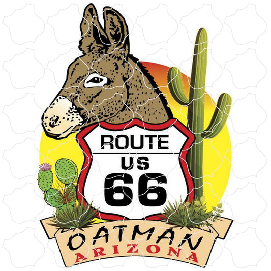 Oatman, AZ Donkey Head 66 Shield