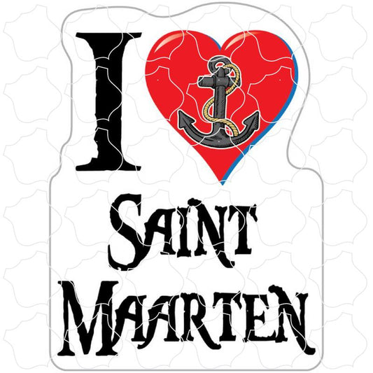 St Maarten Wide Heart Anchor