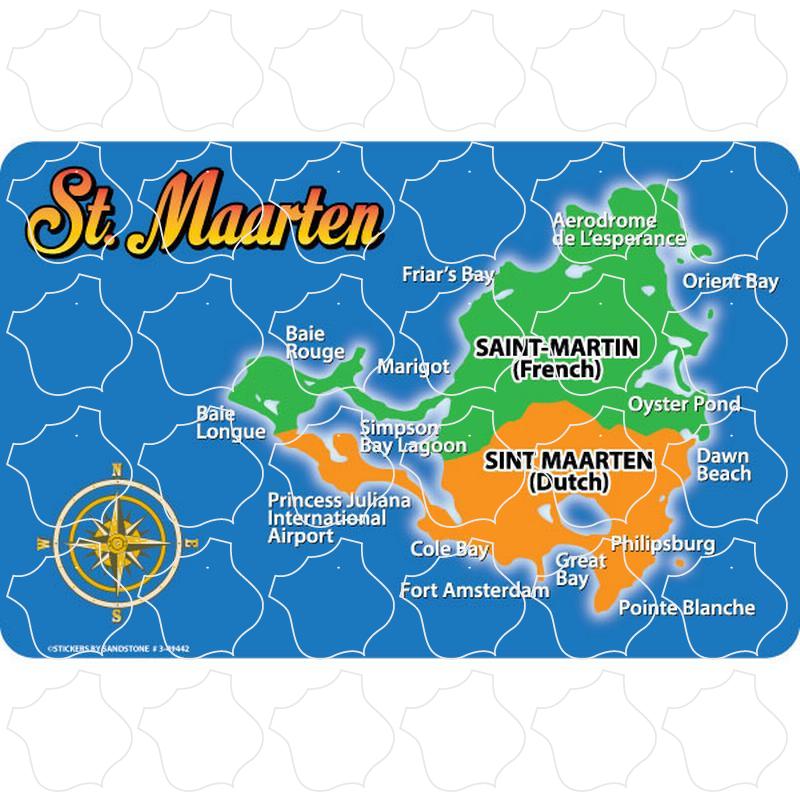 St Maarten St Maarten Map