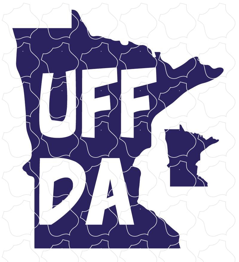 OK Minnesota UFF DA on State Map Outline Minnesota UFF DA on Map