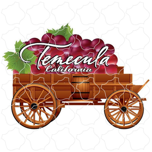 Temecula, CA Buckboard Hauling Grapes