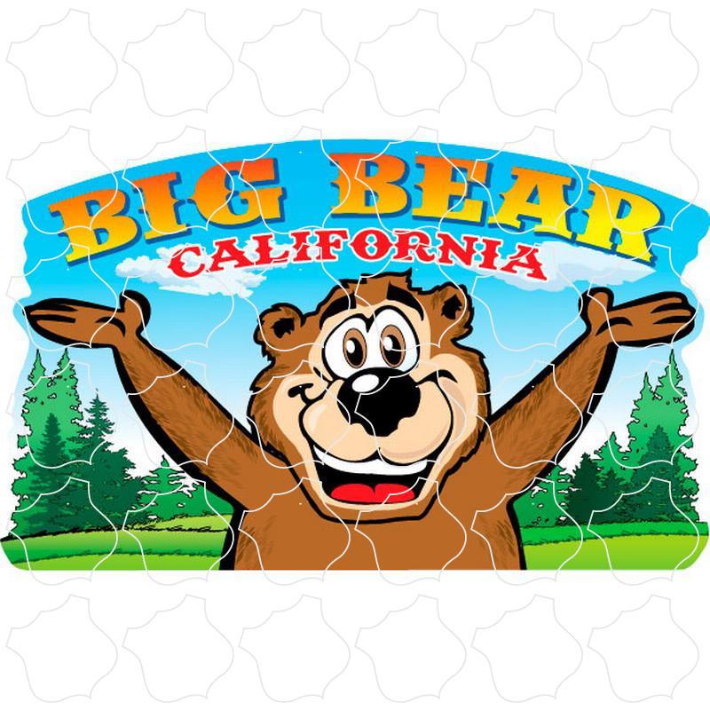 Big Bear, CA Cartoon Bear
