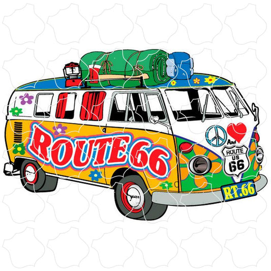 Route 66 Hippie Bus