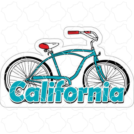 California Blue Beach Cruiser