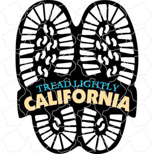 California Tread Lightly Boot Prints