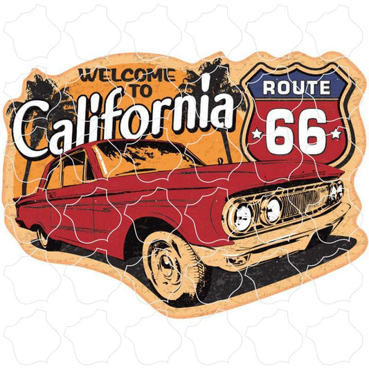 California Welcome To Retro Car