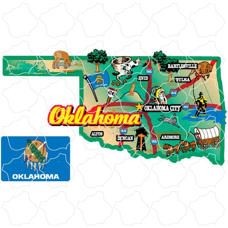 Oklahoma Oklahoma State Map