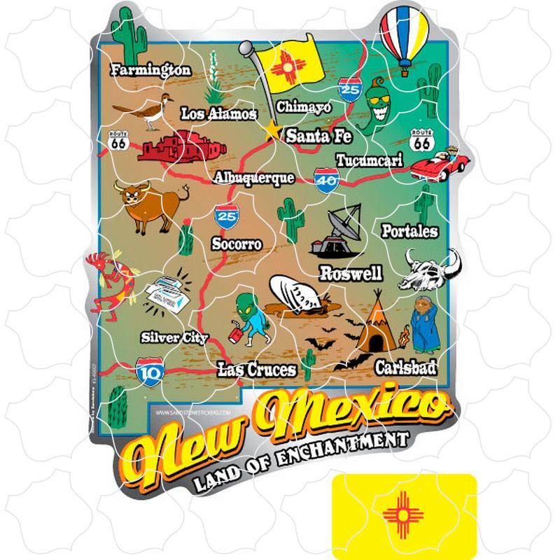 New Mexico New Mexico State Map