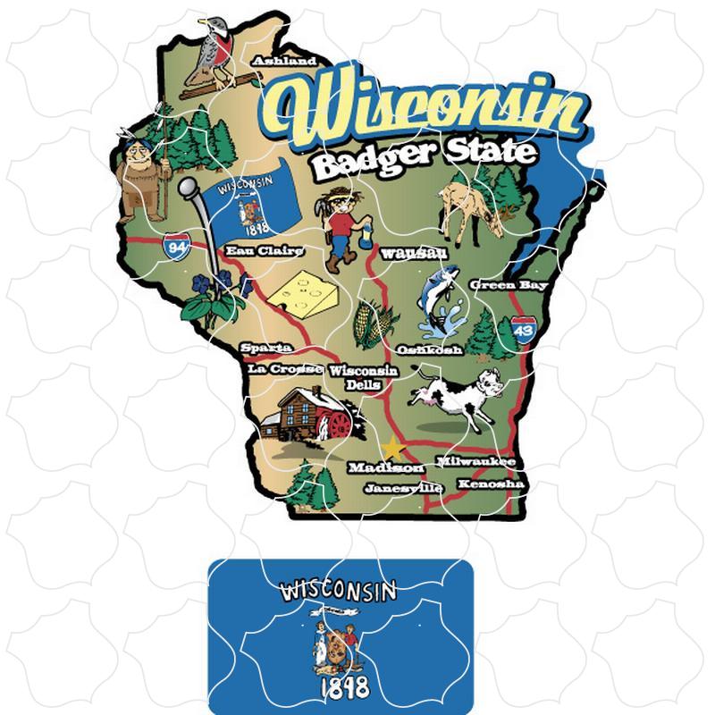 Wisconsin State Map