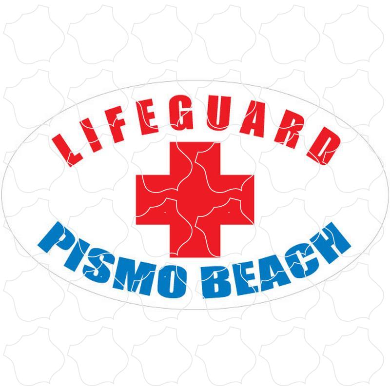 Pismo Beach, CA Lifeguard Oval