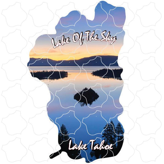 Lake Photo In Lake Shape Lake Tahoe, Lake Photo In Lake Shape Lake of the Sky