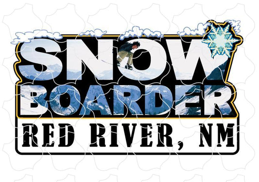 Red River, NM Snow Boarder