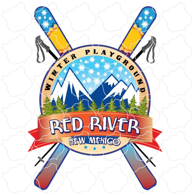 Red River, New Mexico Snowflake Skis