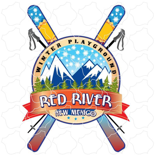 Red River, New Mexico Snowflake Skis