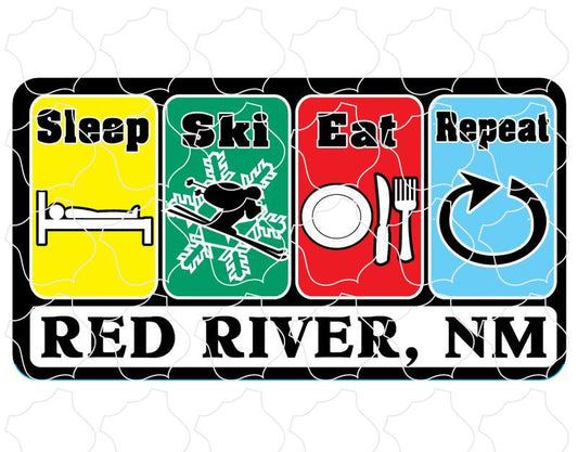 Red River, NM Sleep Ski Eat Repeat