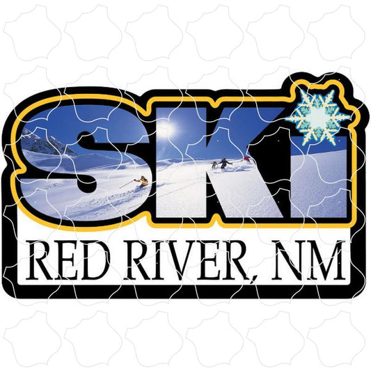 Red River, NM Ski Photo Letters