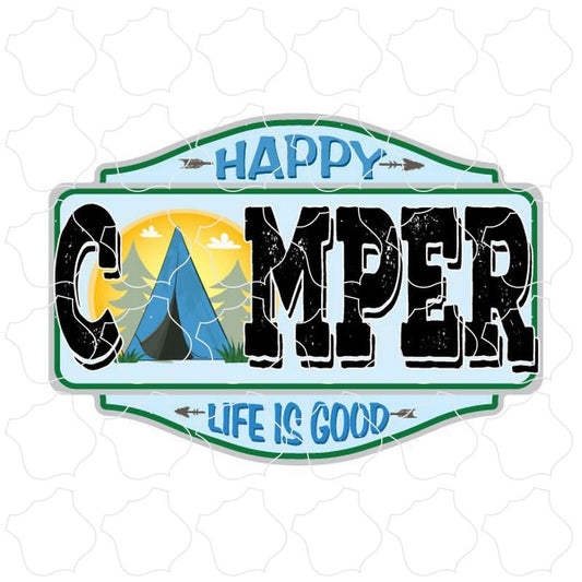 Novelty Happy Camper Tent