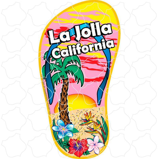 La Jolla, CA Single Palm Sun Flip Flop